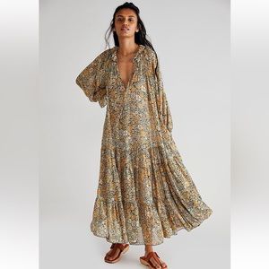 FREE PEOPLE FEELING GROOVY MAXI DRESS